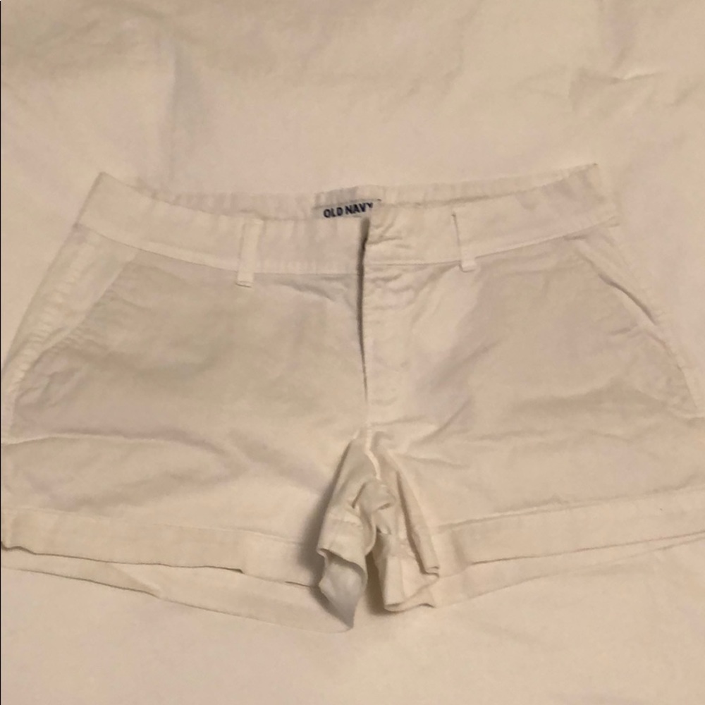 White old navy shorts